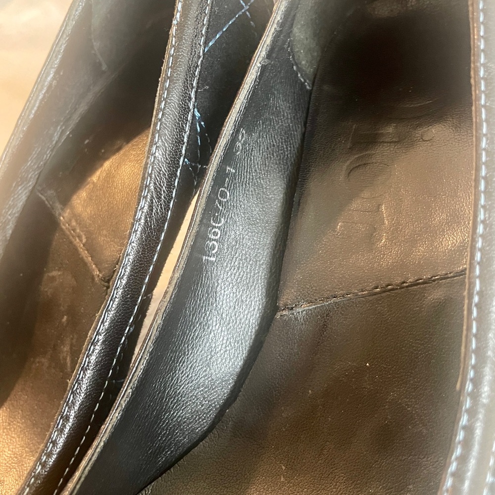 Dior Black Cannage Stitched Bow Pumps - Picture 7 of 9